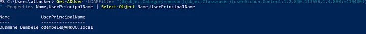 Get-ADUser DONT_REQ_PREAUTH filter